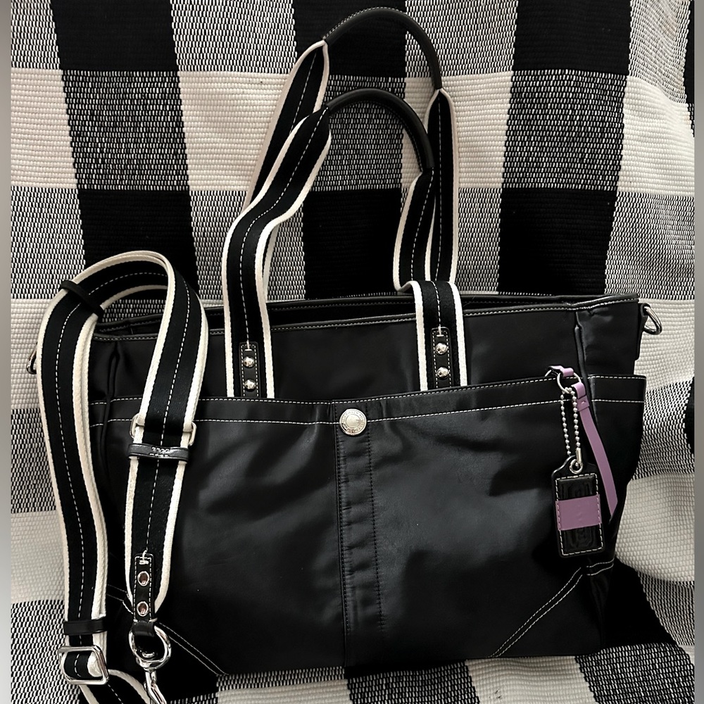 Coach Nylon Diaper Bag Excellent Condition Gem